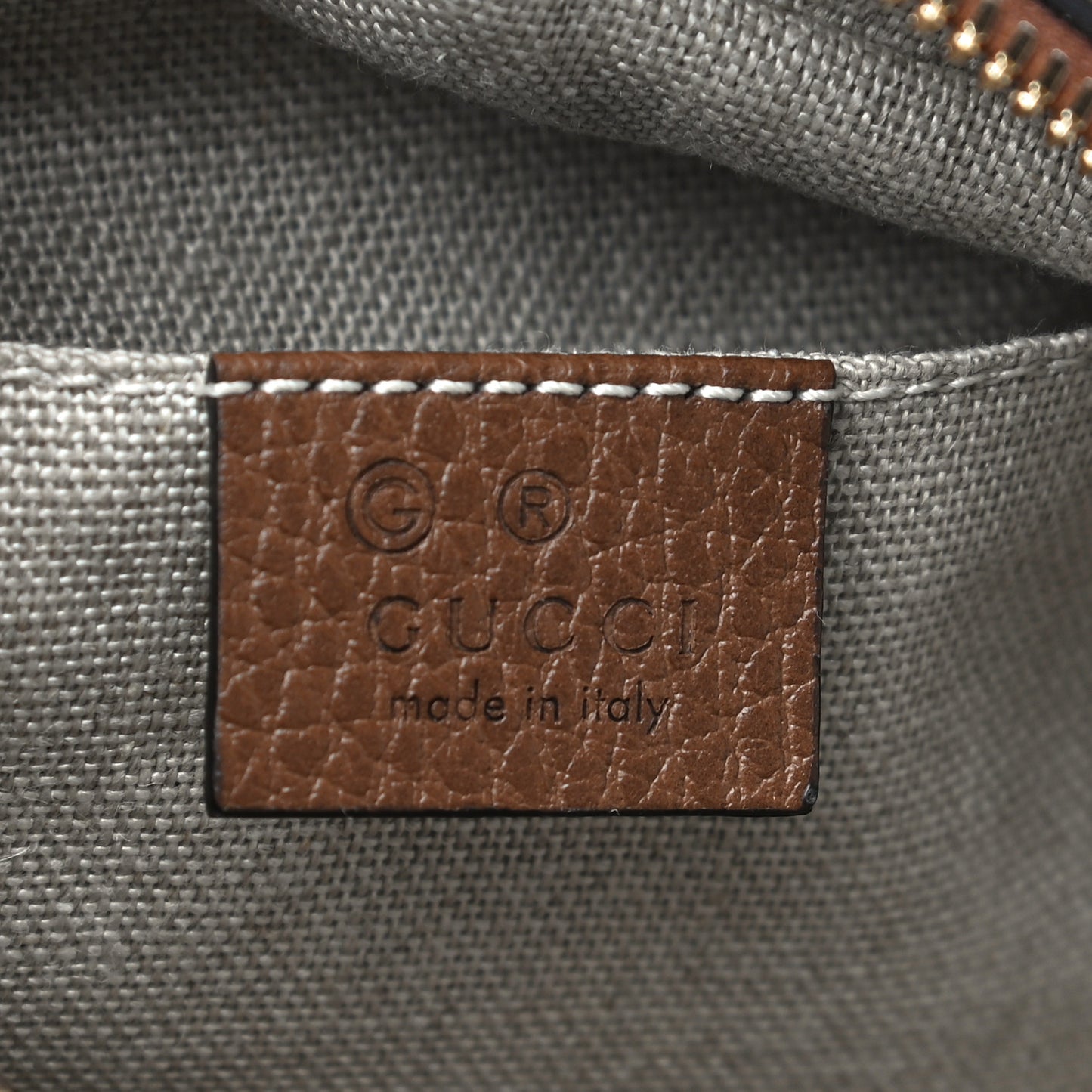 Monogram Mini Bree Messenger Bag Beige Tabacco