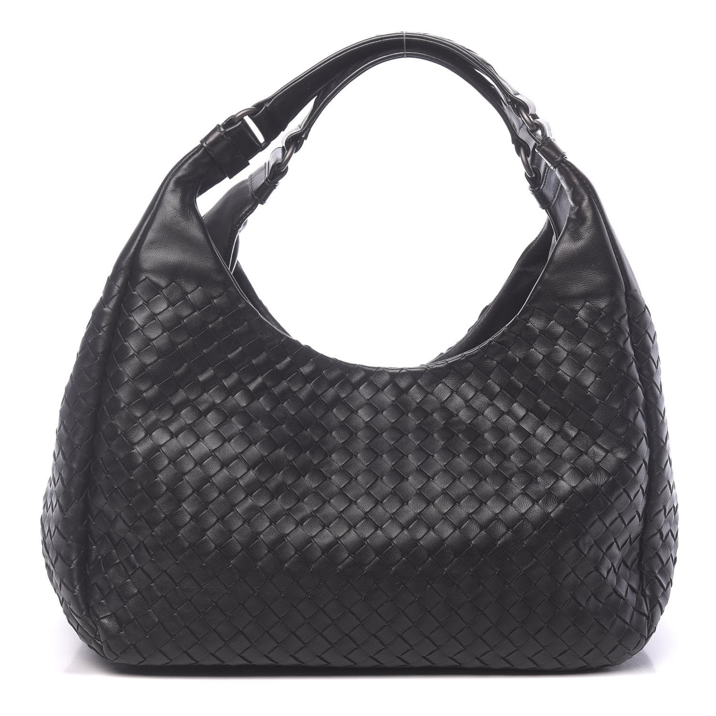 Nappa Intrecciato Medium Campana Black