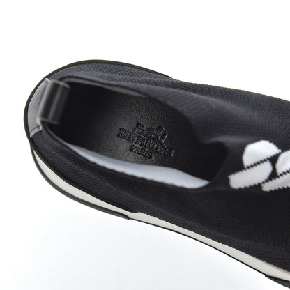 Hermes Mesh Volo Sneakers 38 Black 6 of 8