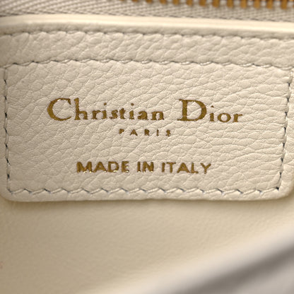 Christian Dior Lambskin Cannage Small Caro Bag Ivory 6 of 11