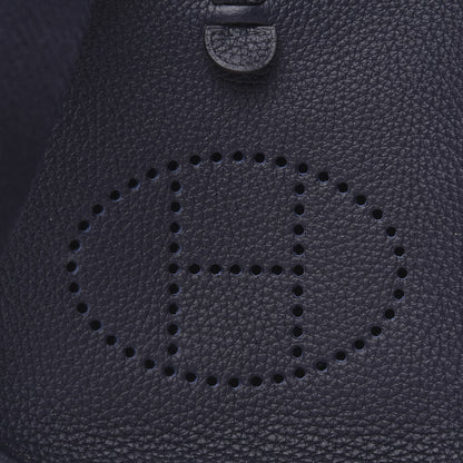 Hermes Taurillon Clemence Evelyne TPM Bleu Nuit 10 of 11