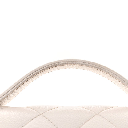 Chanel Caviar Quilted Medium Business Affinity Flap White 19 of 19