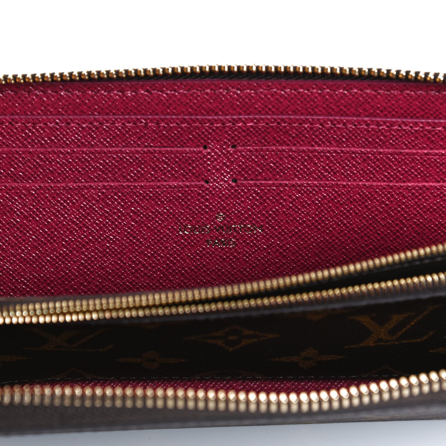 Louis Vuitton Monogram Clemence Wallet Fuchsia 5 of 11