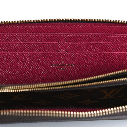 Louis Vuitton Monogram Clemence Wallet Fuchsia 5 of 11