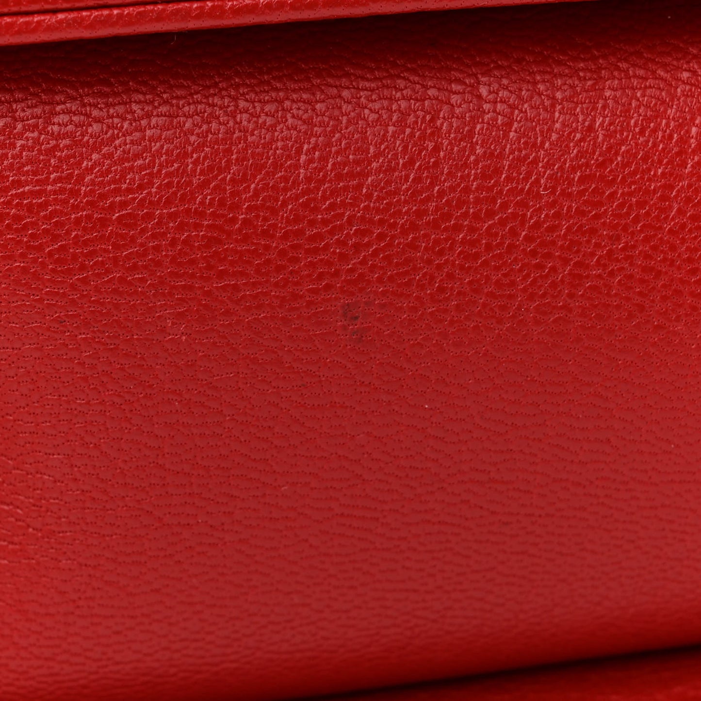 Goatskin Patent Quilted New Medium Boy Flap Red