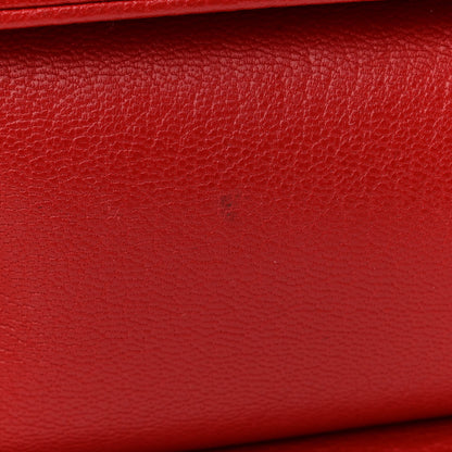 Chanel Goatskin Patent Quilted New Medium Boy Flap Red 11 of 15