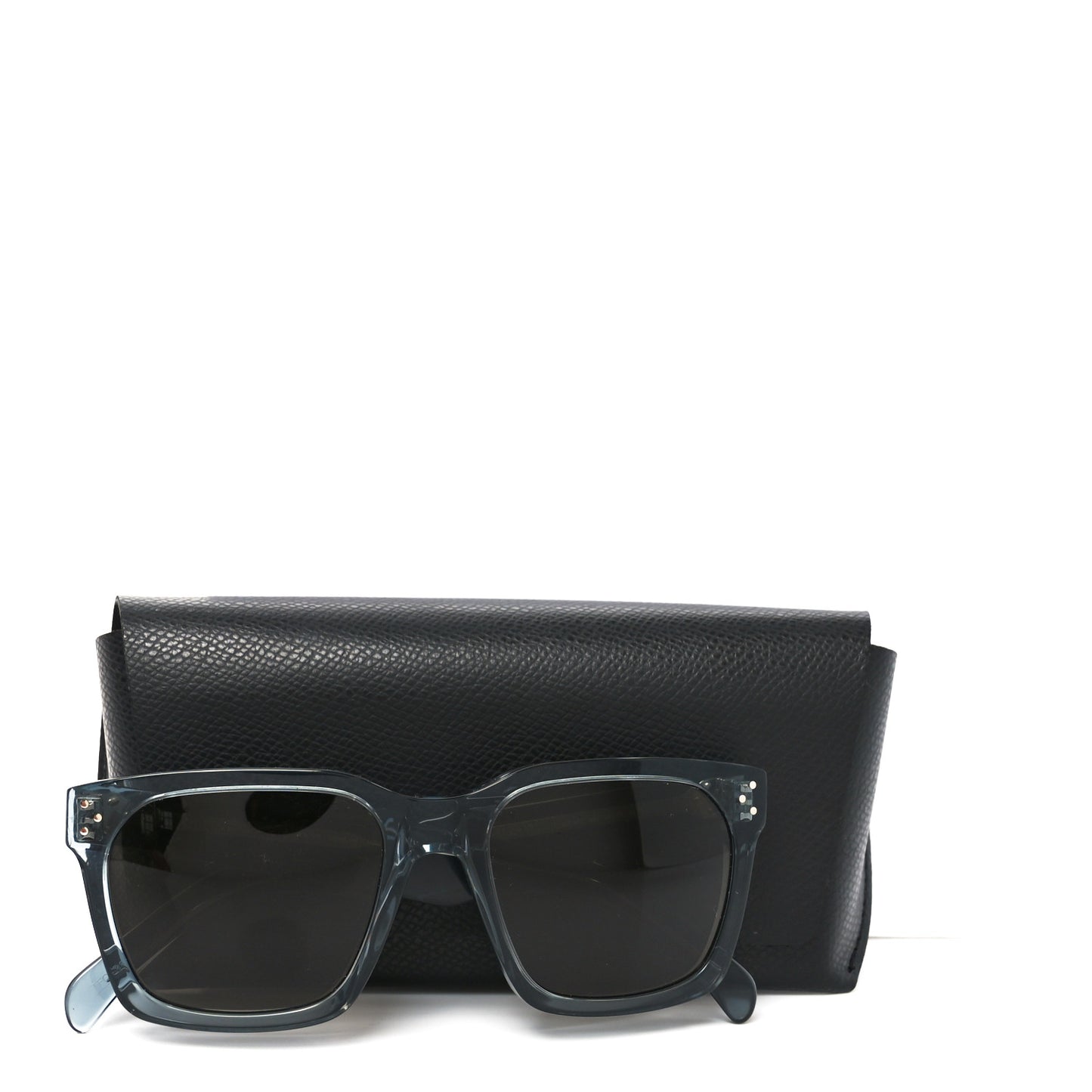 Acetate Polarized Square Sunglasses CL40248I Blue