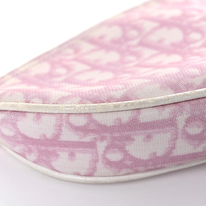 Christian Dior Monogram Mini Saddle Pochette Pink 11 of 22