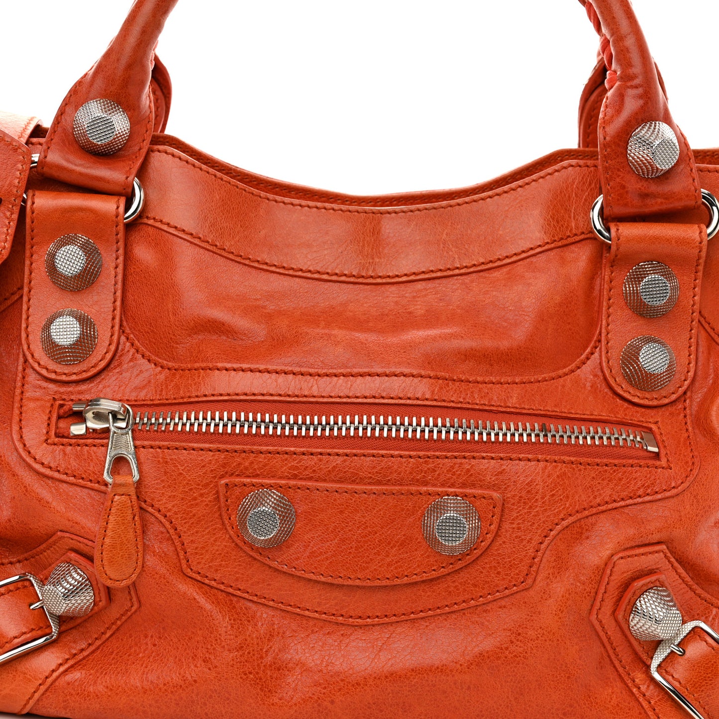 Agneau Giant 21 Silver Hardware City Mandarine
