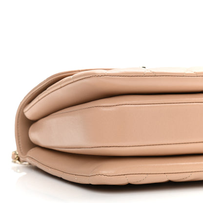 Chanel Lambskin Quilted Small Trendy CC Dual Handle Flap Bag Beige 9 of 12