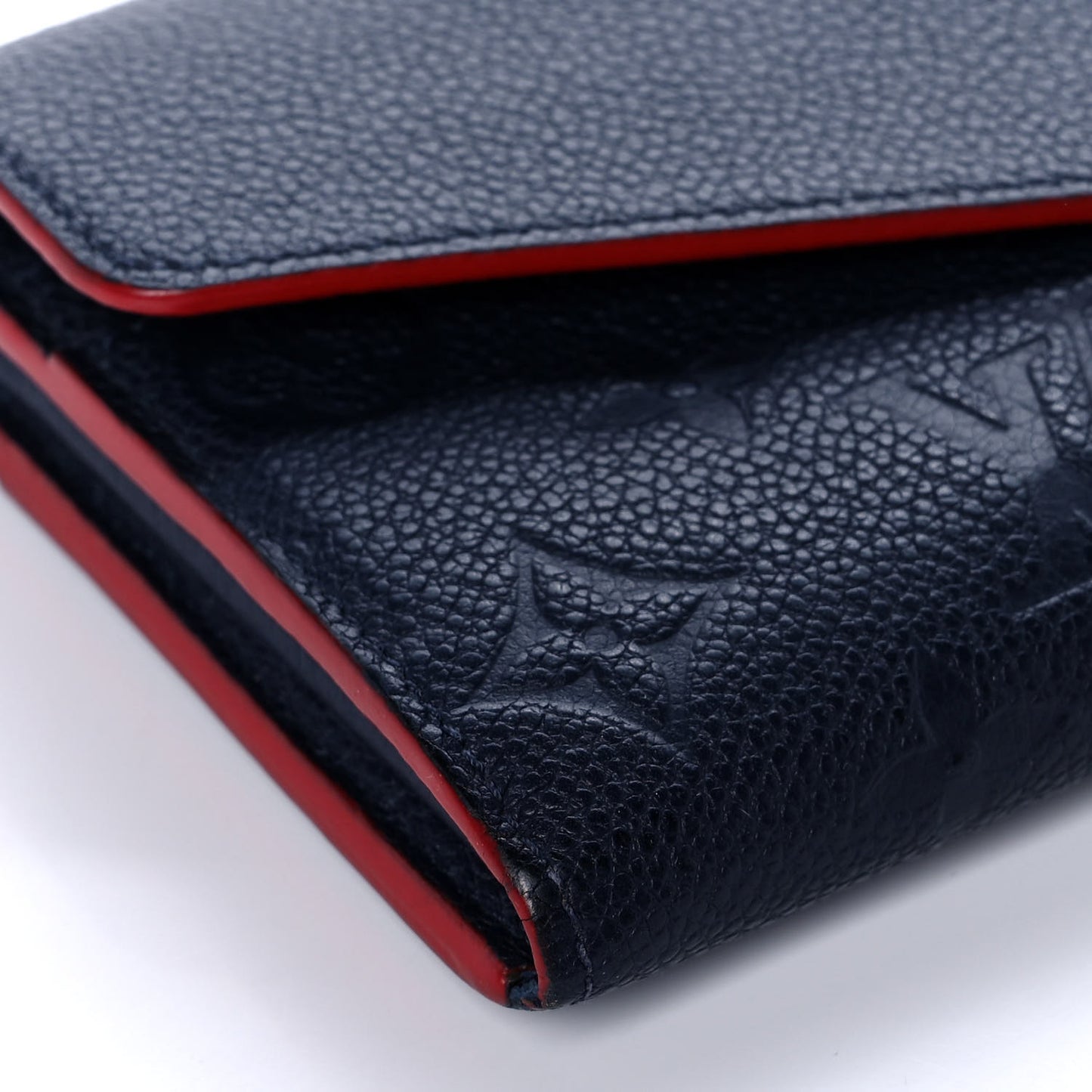 Empreinte Sarah Wallet NM Marine Rouge