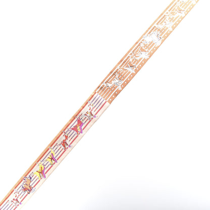Hermes Silk Pani La Shar Pawnee Twilly Beige Rouille Rouge 4 of 4