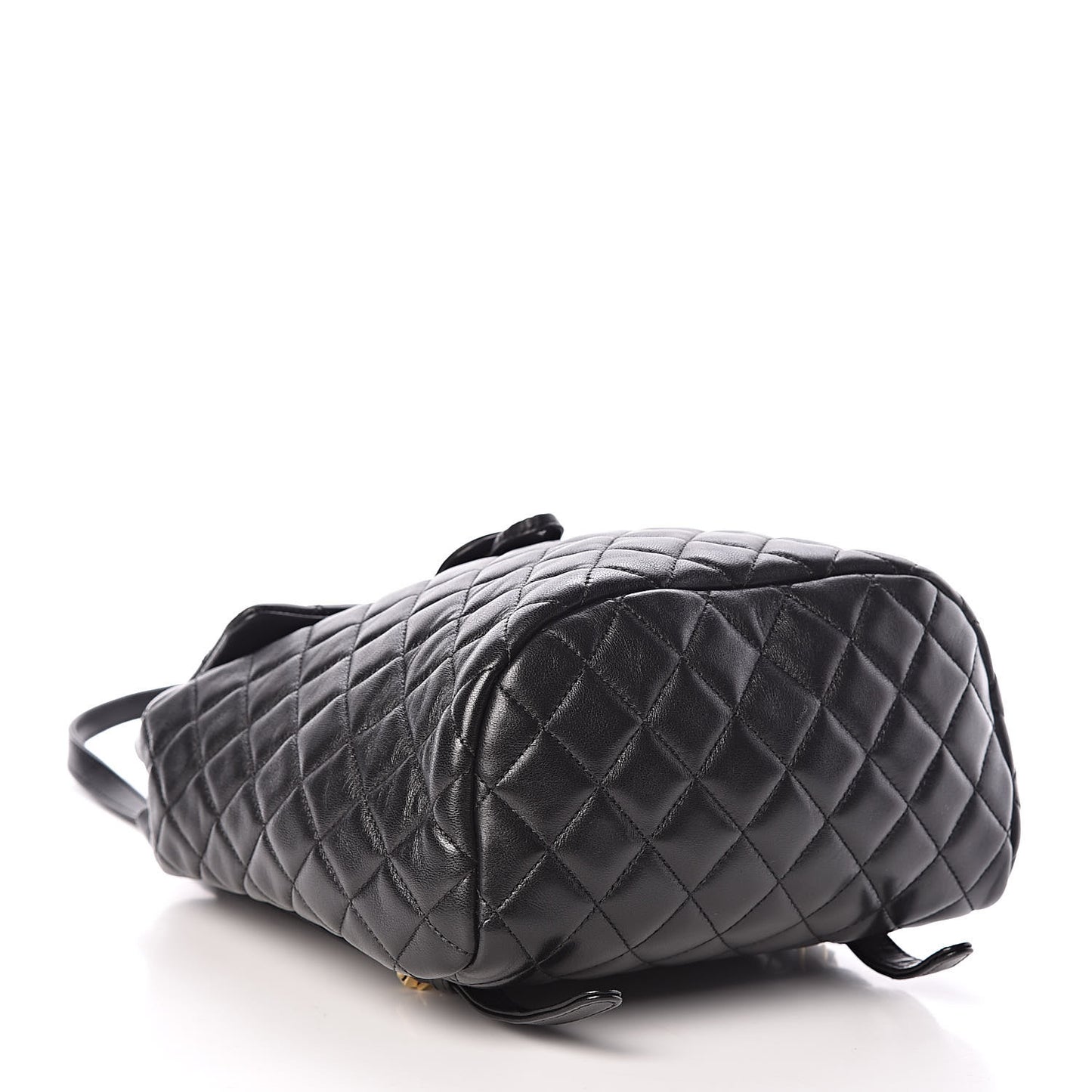 Lambskin Quilted Small Urban Spirit Backpack Black