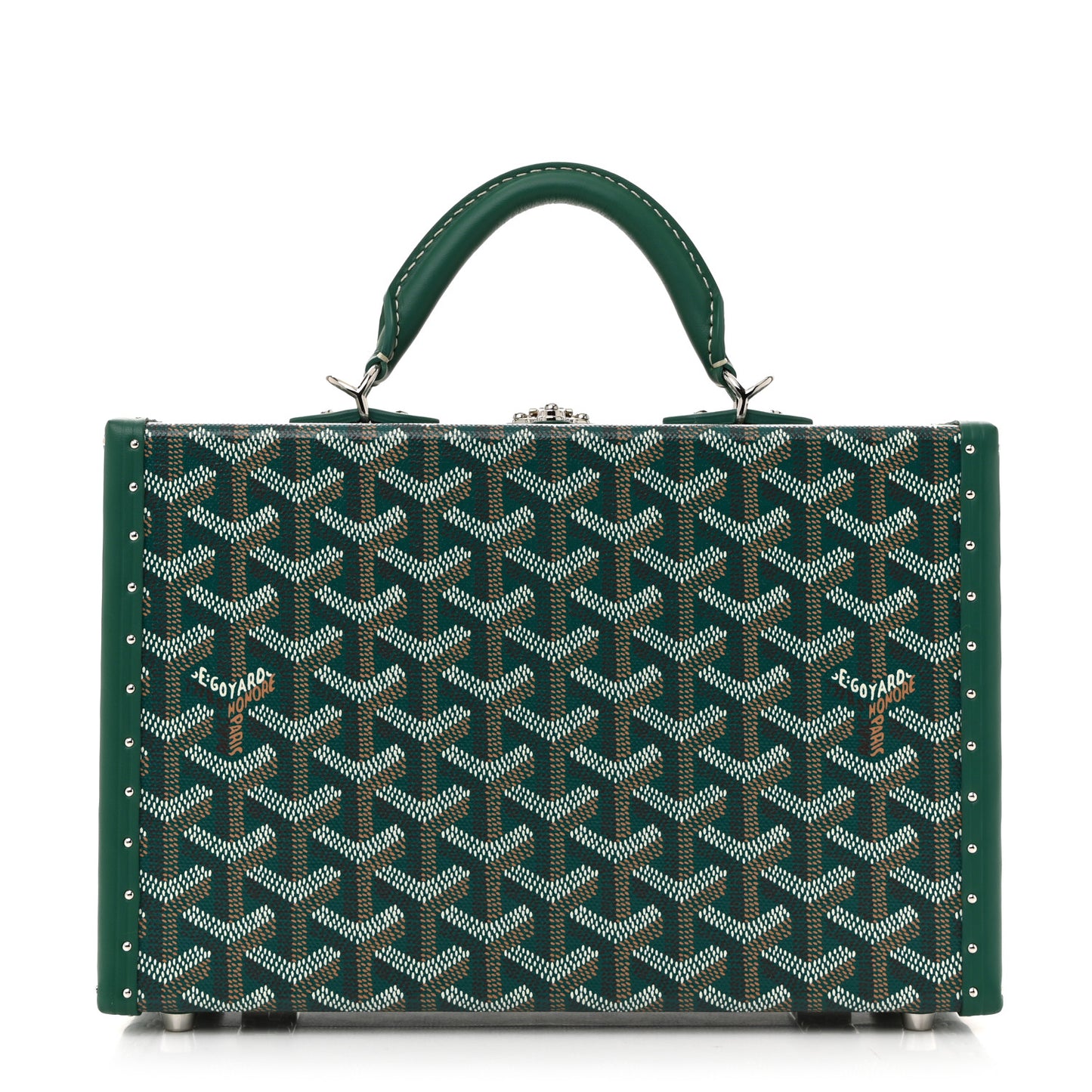 Goyardine Grand Hotel Trunk Bag Green
