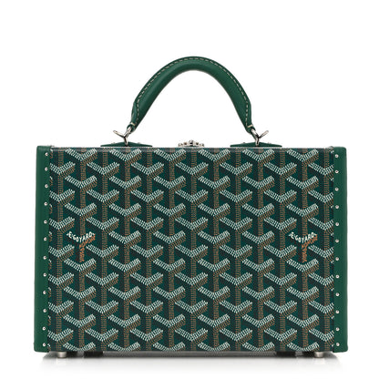 Goyard Goyardine Grand Hotel Trunk Bag Green 1 of 12