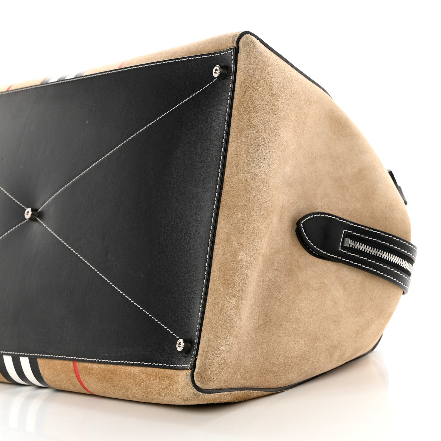 Burberry Suede Southcombe Duffle Bag Archive Beige 8 of 9