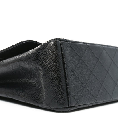 Chanel Caviar Quilted Maxi Double Flap Black 9 of 11