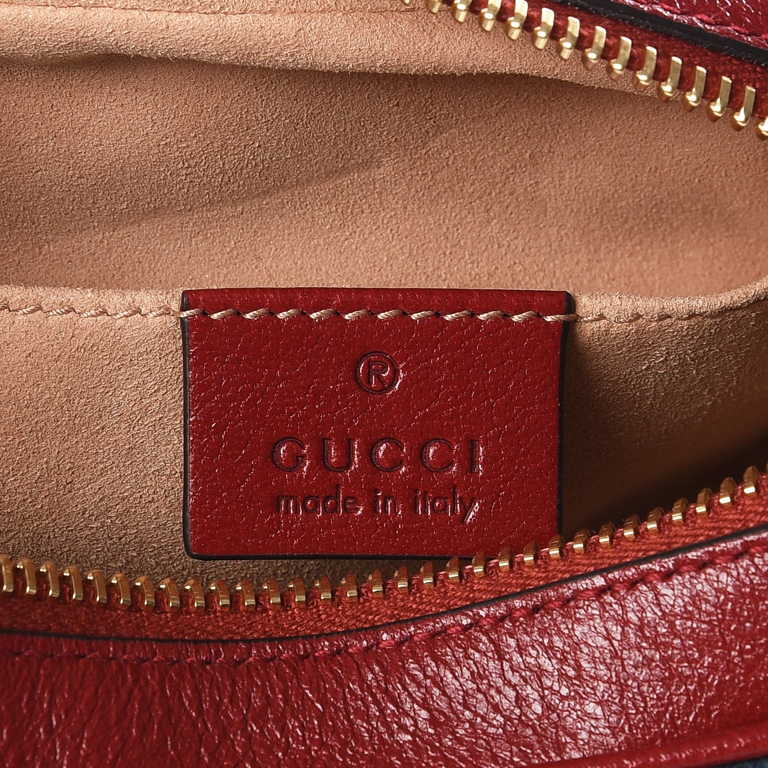 Gucci Suede Calfskin Web Mini Ophidia Shoulder Bag New Blue Romantic Cherry 9 of 12