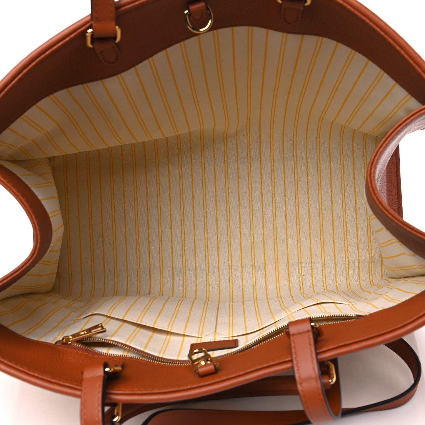 Raffia Calfskin Monogram Giant Onthego MM Tan