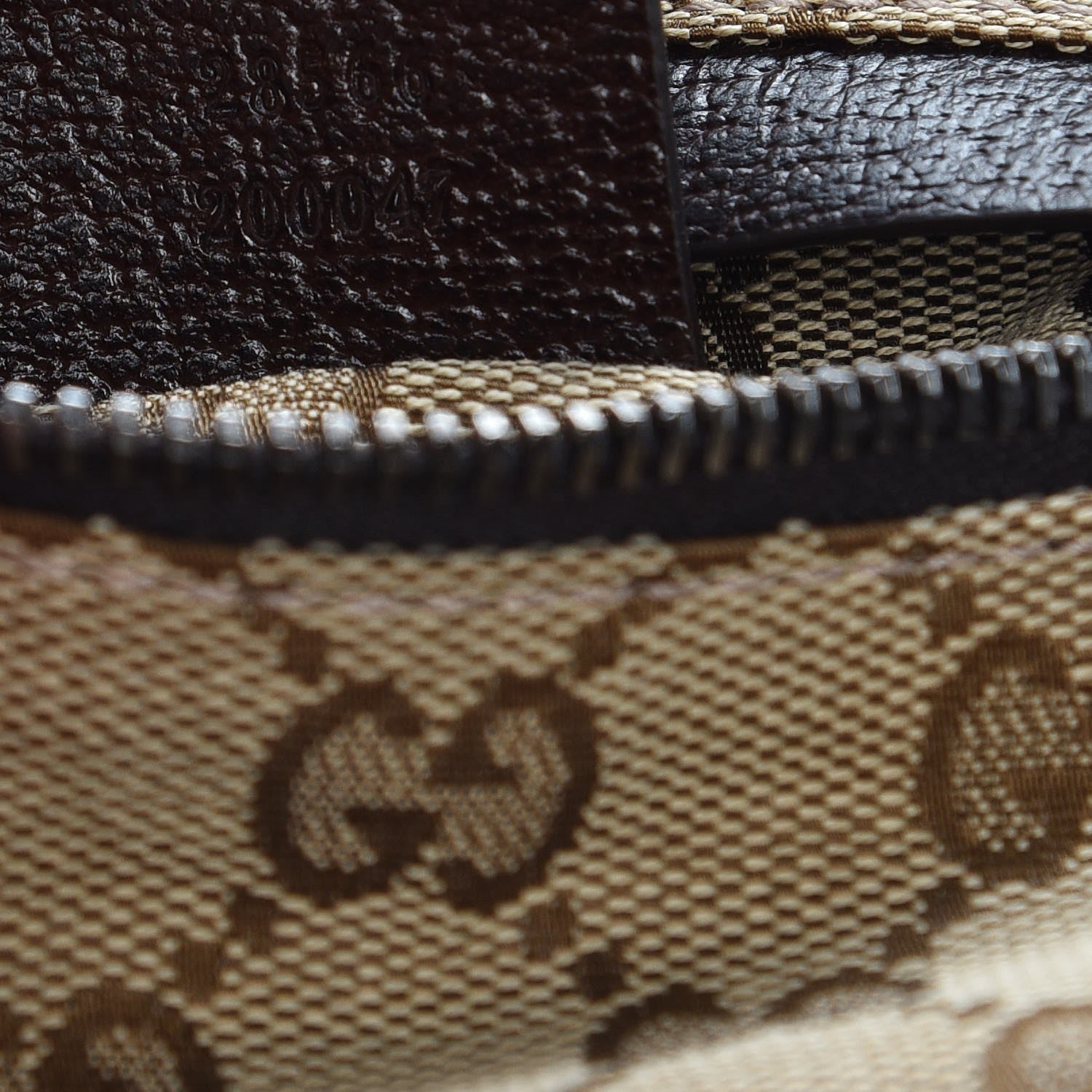 Gucci Monogram Web Belt Bag Dark Brown 9 of 9