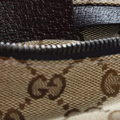 Gucci Monogram Web Belt Bag Dark Brown 9 of 9