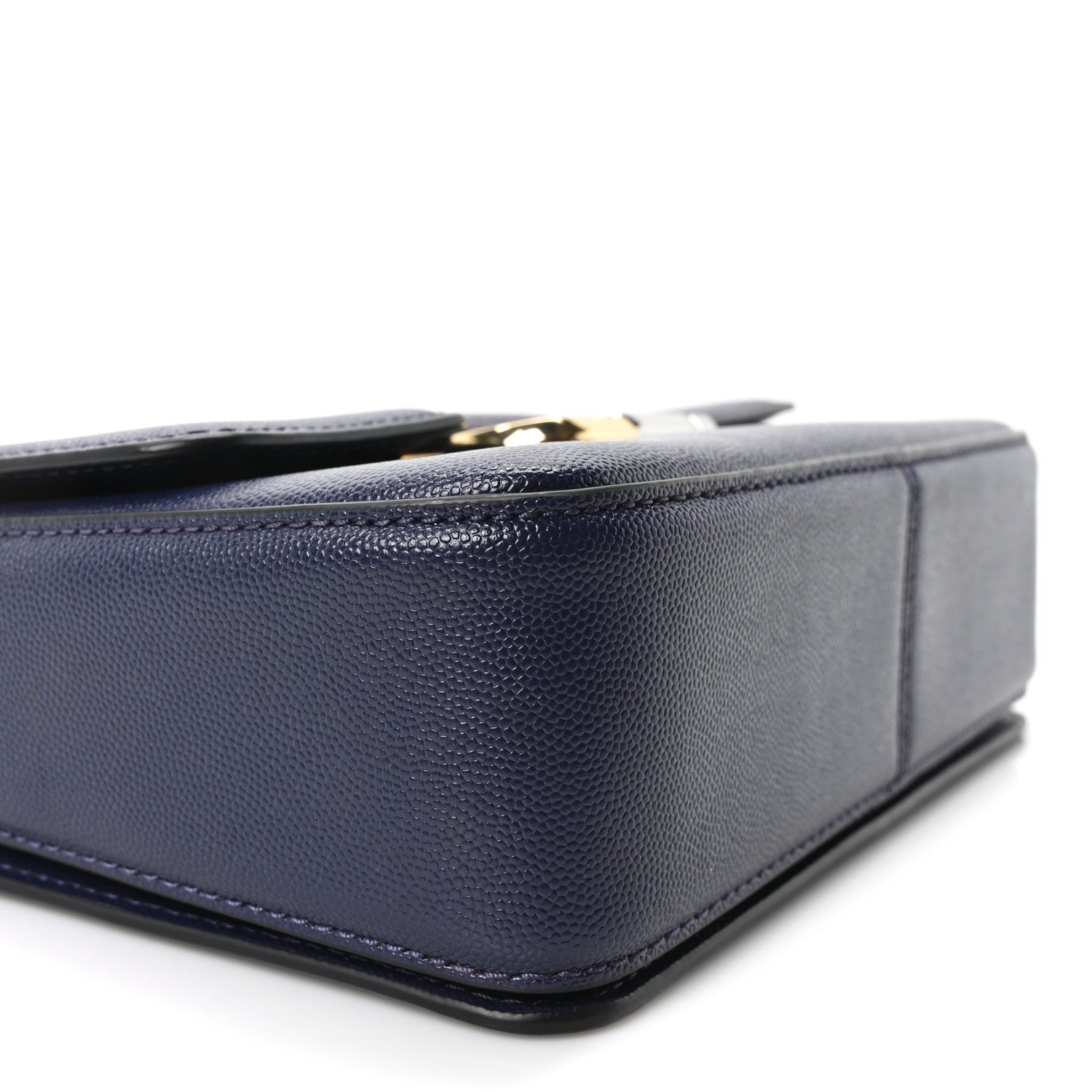Marc Jacobs Textured Calfskin The J Link Shoulder Bag Navy Multicolor 9 of 10