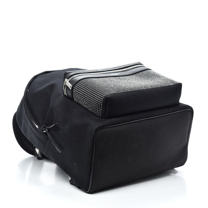 Saint Laurent Canvas City Studded Backpack Black 4 of 8