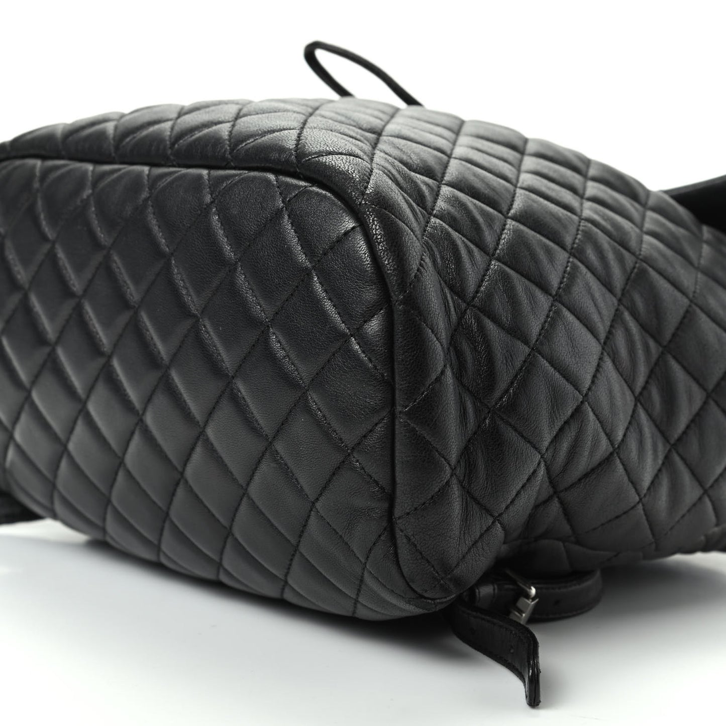 Calfskin Quilted Large Urban Spirit Backpack Black