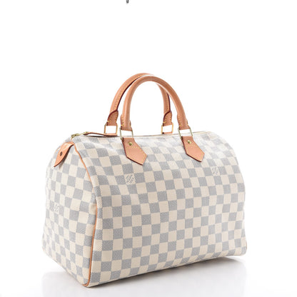 Louis Vuitton Damier Azur Speedy 30 3 of 17