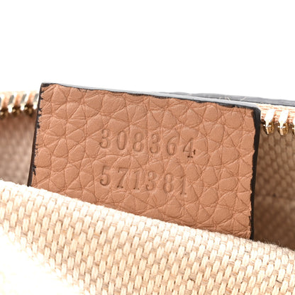 Gucci Pebbled Calfskin Small Soho Disco Bag Camelia 7 of 10