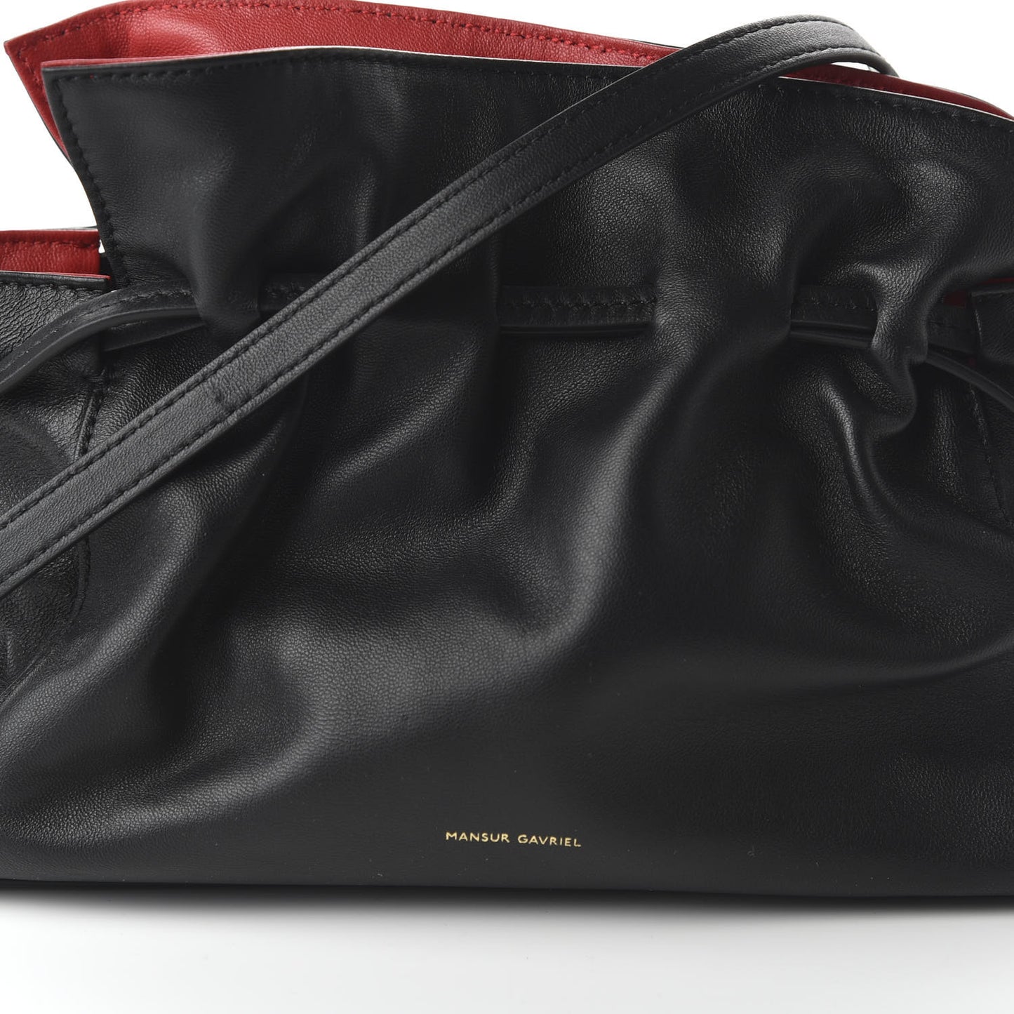 Lambskin Mini Protea Bag Black Flamma