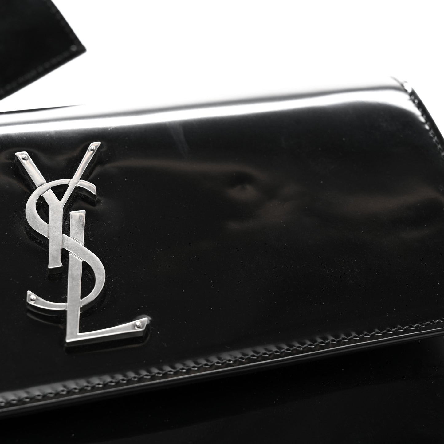 Glazed Calfskin Medium Monogram Sunset Black