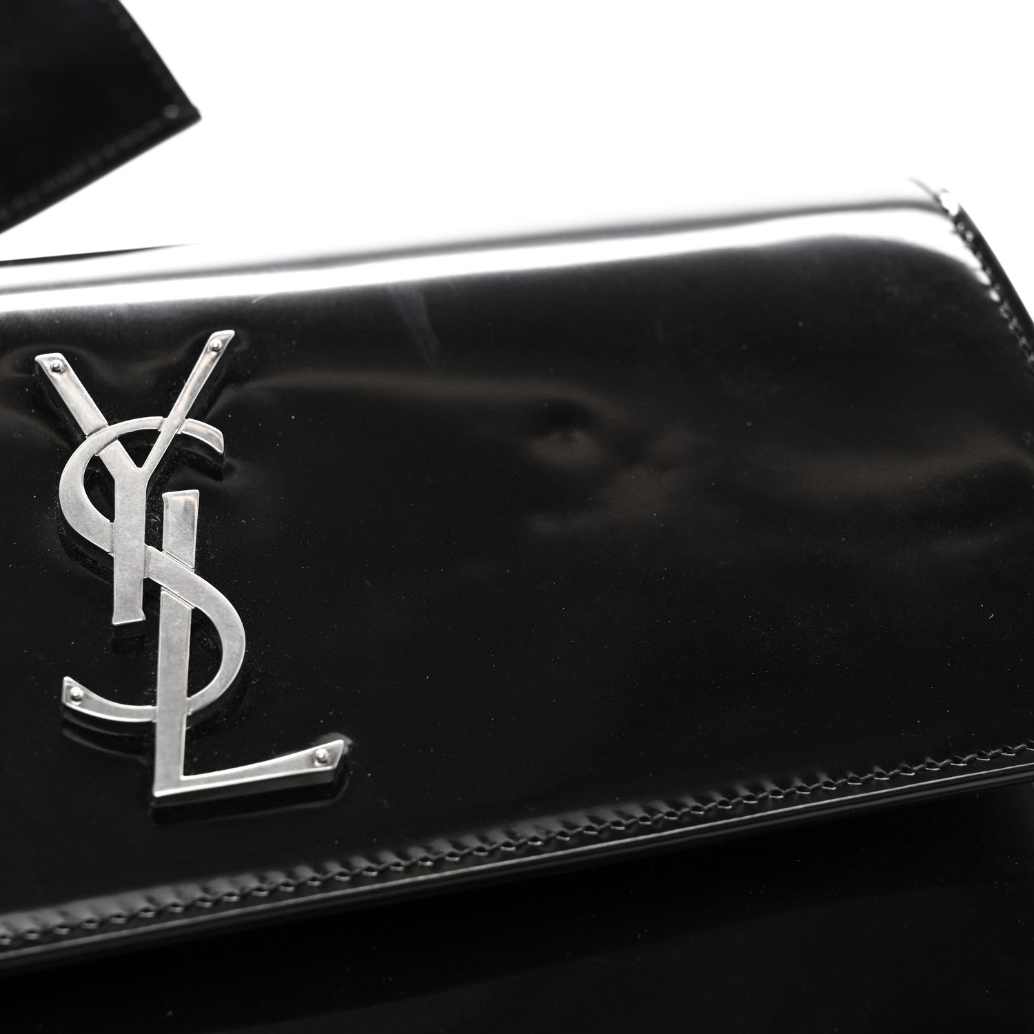 Saint Laurent Glazed Calfskin Medium Monogram Sunset Black 11 of 11