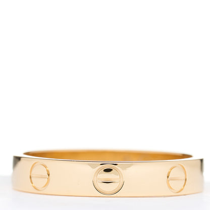 Cartier 18K Yellow Gold 3.5mm LOVE Wedding Band Ring 54 6.75 2 of 3