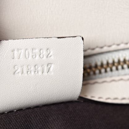 Gucci Monogram Medium Peggy Braided Tote Off White 7 of 12