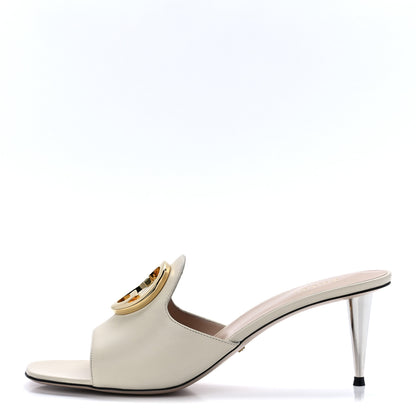 Gucci Malaga Kid Blondie 65mm Slide Sandals 40 Mystic White 1 of 9