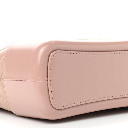 Chanel Aged Calfskin Chevron Quilted Medium Gabrielle Hobo Pink 8 of 9