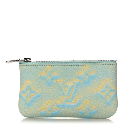Louis Vuitton Empreinte Monogram Summer Stardust Key Pouch Water Green 1 of 7