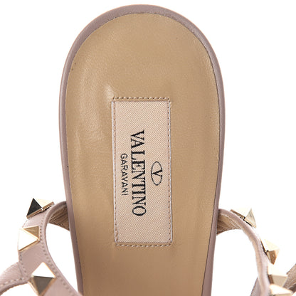 Valentino Garavani Nappa Rockstud Ankle Strap Low Heel Pumps 41 Blue Poudre 7 of 7