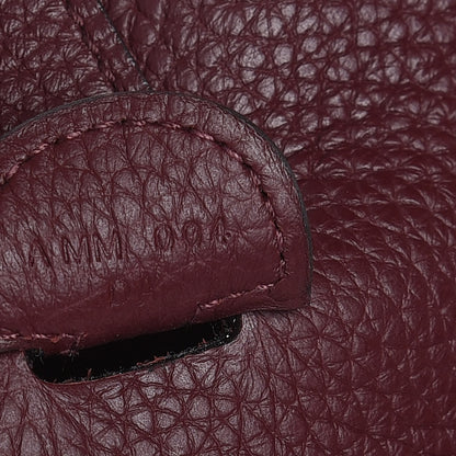 Hermes Taurillon Clemence Evelyne III PM Bordeaux 7 of 8