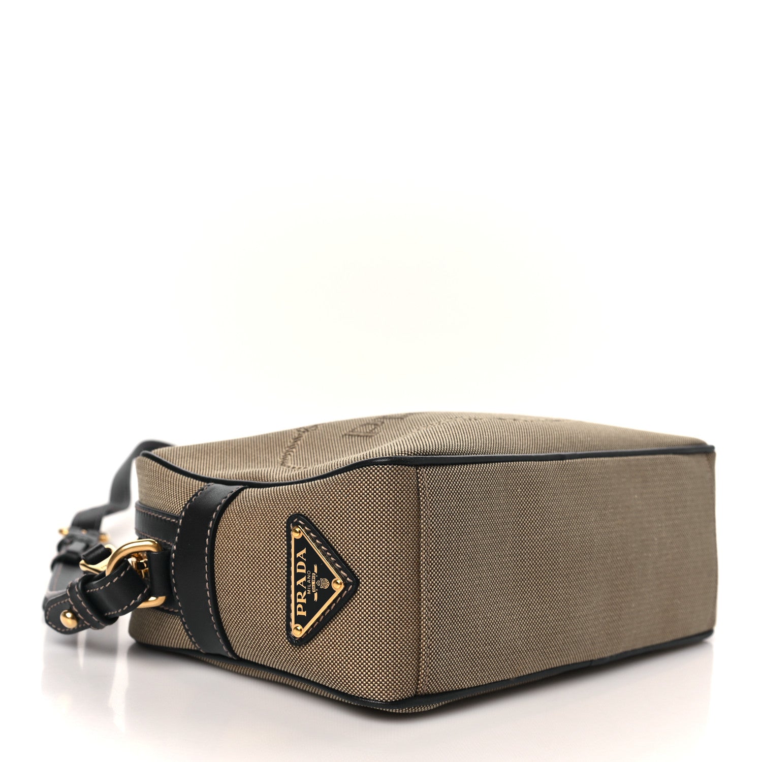 Prada Jacquard Logo Camera Bag Corda Bruciato 4 of 8