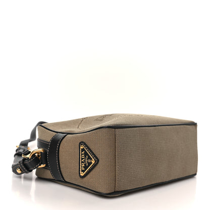 Prada Jacquard Logo Camera Bag Corda Bruciato 4 of 8