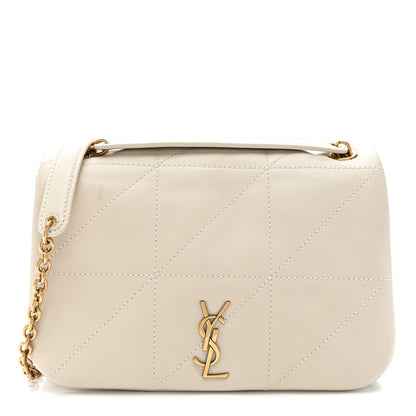 Saint Laurent Lambskin Matelasse Monogram Mini Jamie 4.3 Blanc Vintage 1 of 10