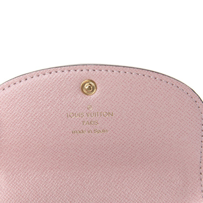 Louis Vuitton Damier Ebene Rosalie Coin Purse Rose Ballerine 5 of 5