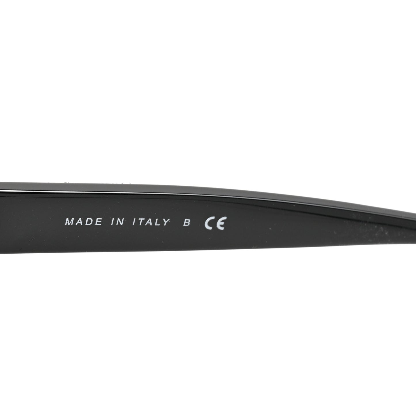 Acetate Sequin Round Sunglasses 5451 Black