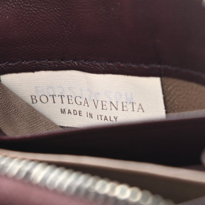 Bottega Veneta Nappa Intrecciato Zip Around Coin Purse Aubergine 7 of 9