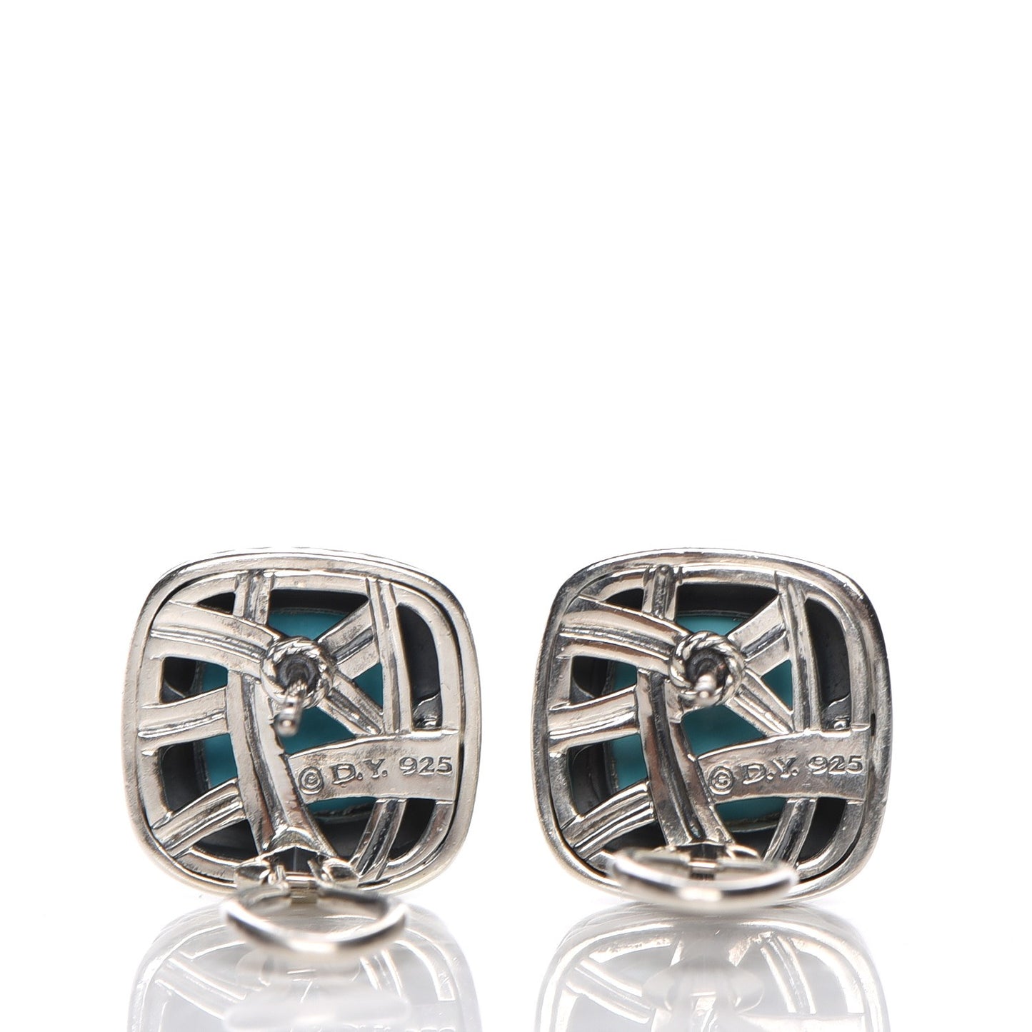 Sterling Silver Turquoise 11mm Albion Earrings