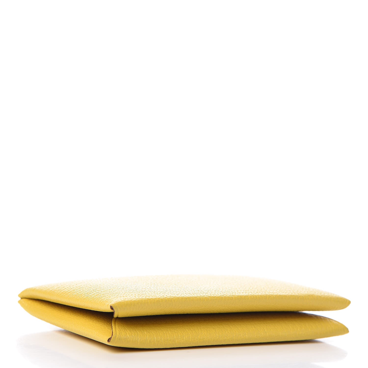 Hermes Chevre Mysore Calvi Card Case Jaune De Naples 4 of 7