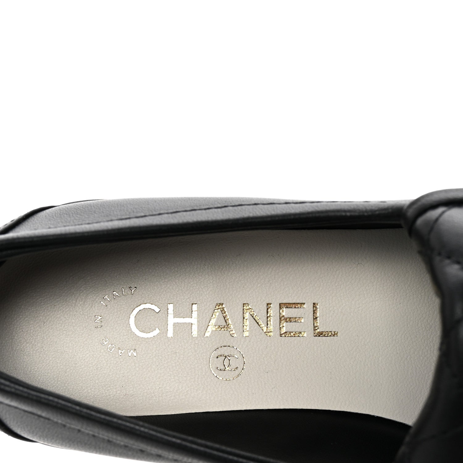 Chanel Lambskin Quilted CC Turnlock Loafers 36 Black 8 of 10
