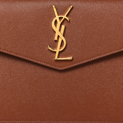 Saint Laurent Grain De Poudre Uptown Pouch Brick 7 of 14